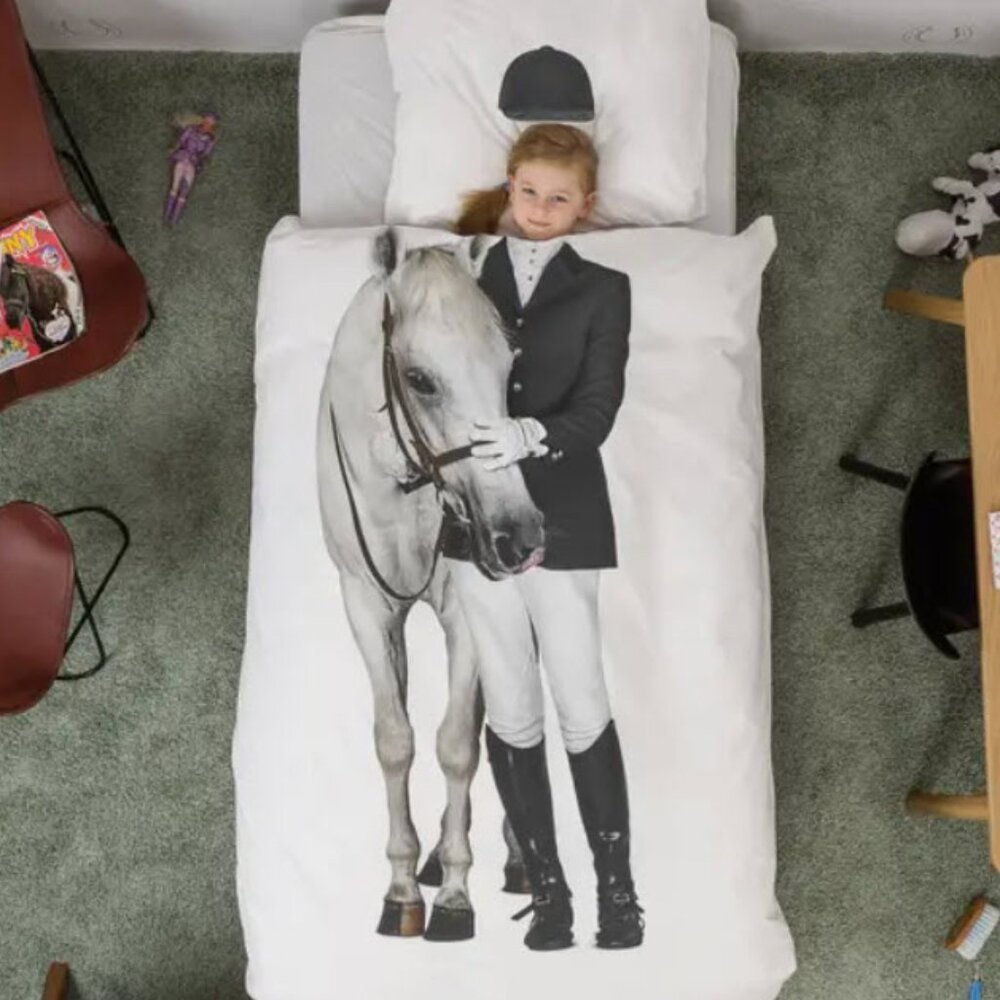 SNURK Equestrian Duvet Cover Set
